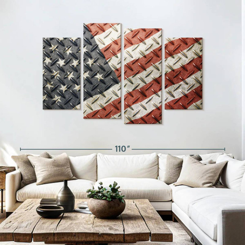 Borges Steel Mat American Flag