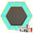 10 FT Hexagonal Floating Ring Inflatable Water Hammock with Soft Ladder, Heavy Duty Lake Raft for Pool and Lake, Inflatable Raft Fits Multiple People for Summer Party, Mint Green+Black