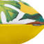 Lemon Leaf Print Indoor-Outdoor Cushion, Multicolour