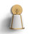 Marietta 1 Light Antique Gold Wall Mount-65287476