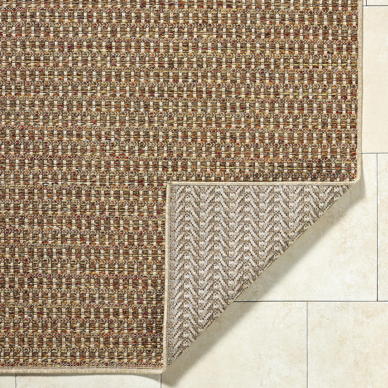 Blunk Cottage Outdoor Machine Woven Area Rug CEE2305, Rectangle 5' x 7'