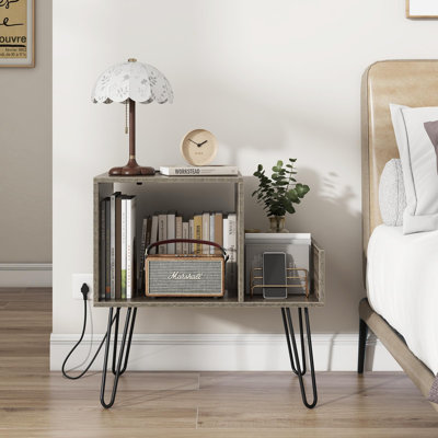 Campbelltown Engineered Wood Free Standing Magazine Rack
