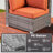 Bertrad Premium All-Weather Wicker 5 - Person Patio Conversation Set with Cushions-702036900-701377576