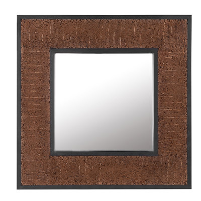 Windham Wood Flat Wall Mirror