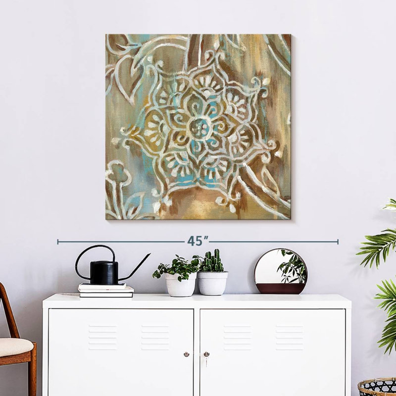Kerner Henna I Blue, 30" H x 30" W