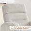Fauteuil inclinable, oscillant et oscillant de 33 po en velours côtelé moderne avec accoudoirs plus larges, double poches pour la chambre de bébé et le salon-1446311187