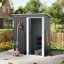 Senga 5ft. W x 2.5 ft. D Metal Pent Tool Shed Garden Shed