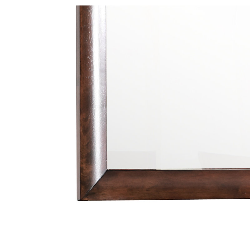 Miroir cappuccino pour commode d'attraction