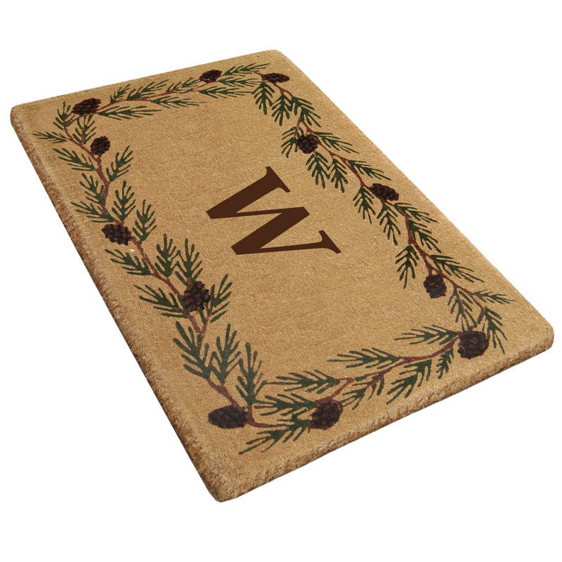 Tapis de porte antidérapant pour l'extérieur, L 22 po x L 36 po, W