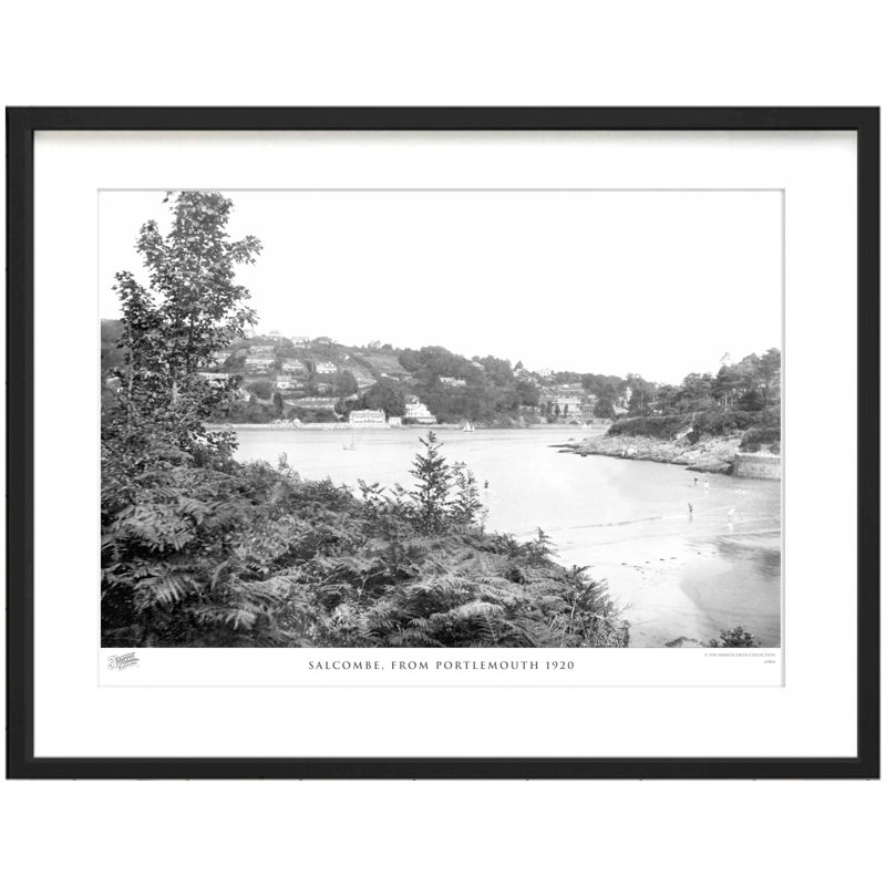 Salcombe, From Portlemouth 1920 by Francis Frith - Single Picture Frame Print, 28cm H x 36cm W x 2.3cm D