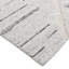 Tapis en laine / coton noué à la main Nordin gris clair-86284342