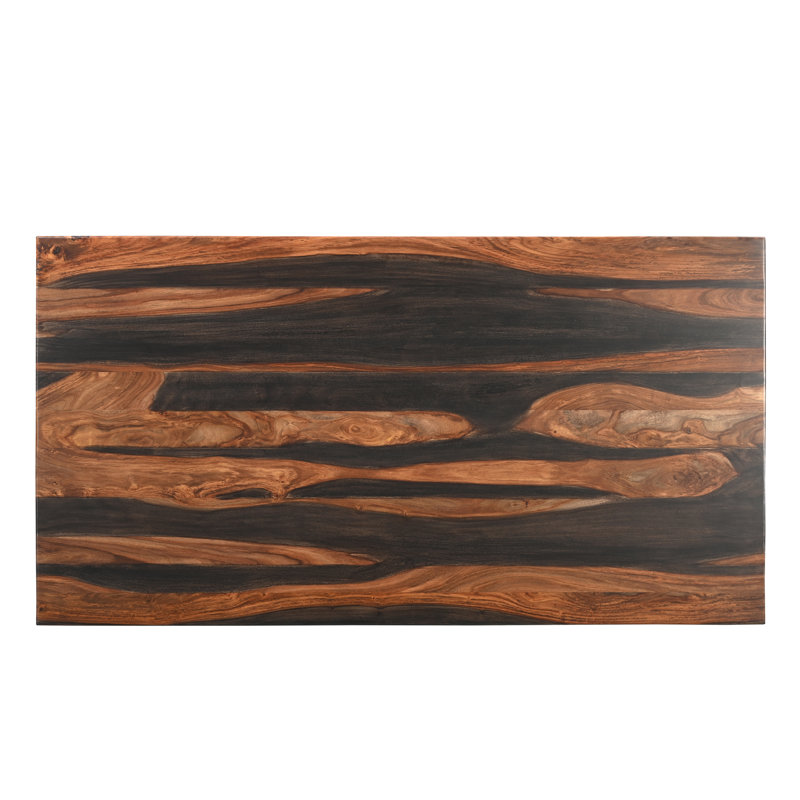 Ensemble de salle à manger rectangulaire L 38 po x l 75 po Haleh, Noyer