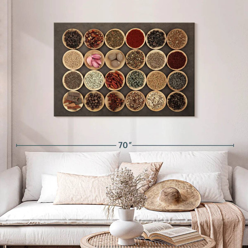 Yarlin Middle Eastern Spices, 30" H x 45" W
