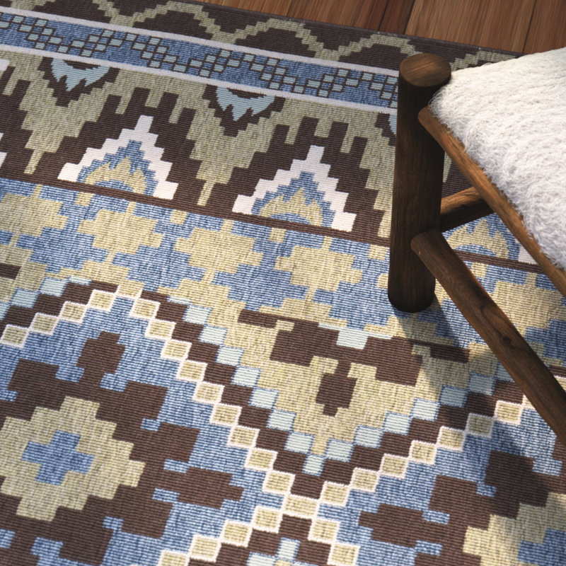 Northpoint Performance Southwestern Indoor/Outdoor Area Rug, Rectangle 2' x 3'7"