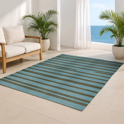 Tapis intérieur / extérieur gris HorizontalStripes