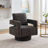 29.12" W Pillow Back Hollow Arm Swivel Accent Armchair (Set Of 2)-103230804