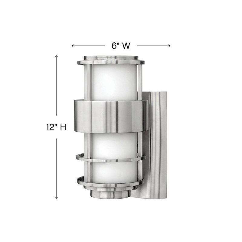 Saturn LED Outdoor Flush Mount, 60W Medium, Satin Black, 12" H x 6" W x 7.5" D