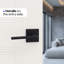 Mirra Passage Door Lever Modern Concealed Design For (Hall & Closet) – Sleek Minimalist Style in Matte Black-114645952
