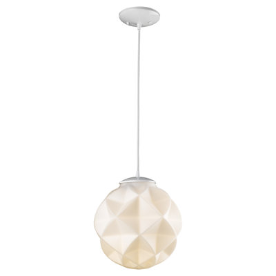 Luminaire suspendu géométrique à 1 lumière Barty