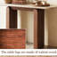 Console en bois massif 39,37 po-748119827