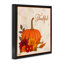 «Thankful Pumpkin & Florals», art mural sur toile par Mardell Schuster