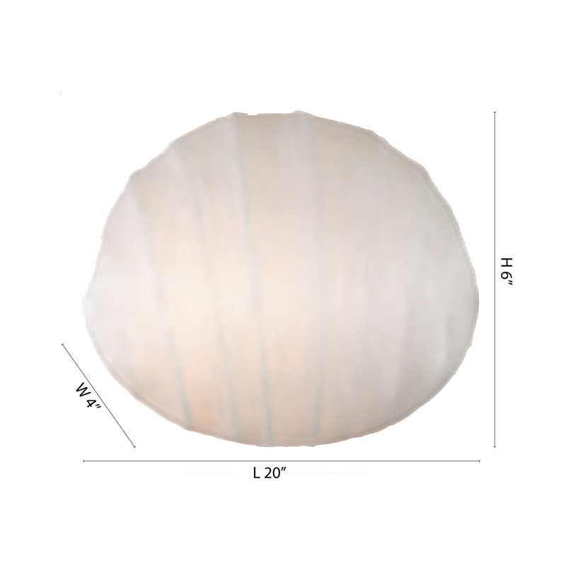 1-Light White Wall Sconce With A Fabric Shade