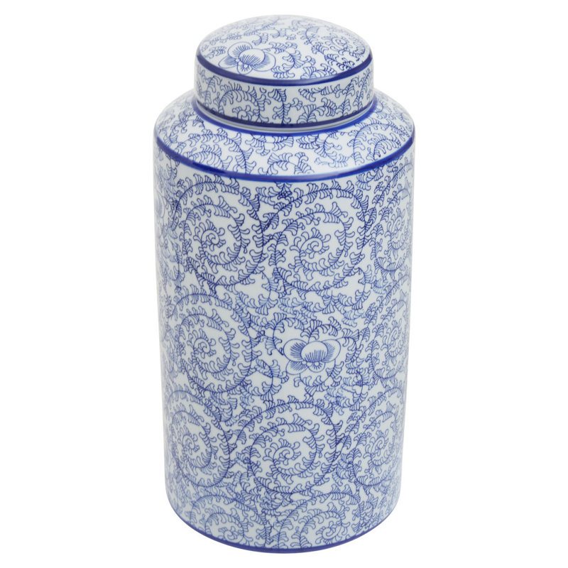 Vrinda Ceramic Decorative Urns & Jars, 36cm x 17cm