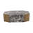 Everly Quinn 50" 3-Pieces Brittingham Marble Coffee Table, Brown