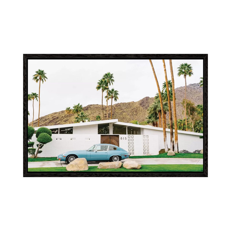 Palm Springs Ride I 1 Piece Wall Art on Canvas, 101.6 cm H x 66.04 cm W, Black Framed