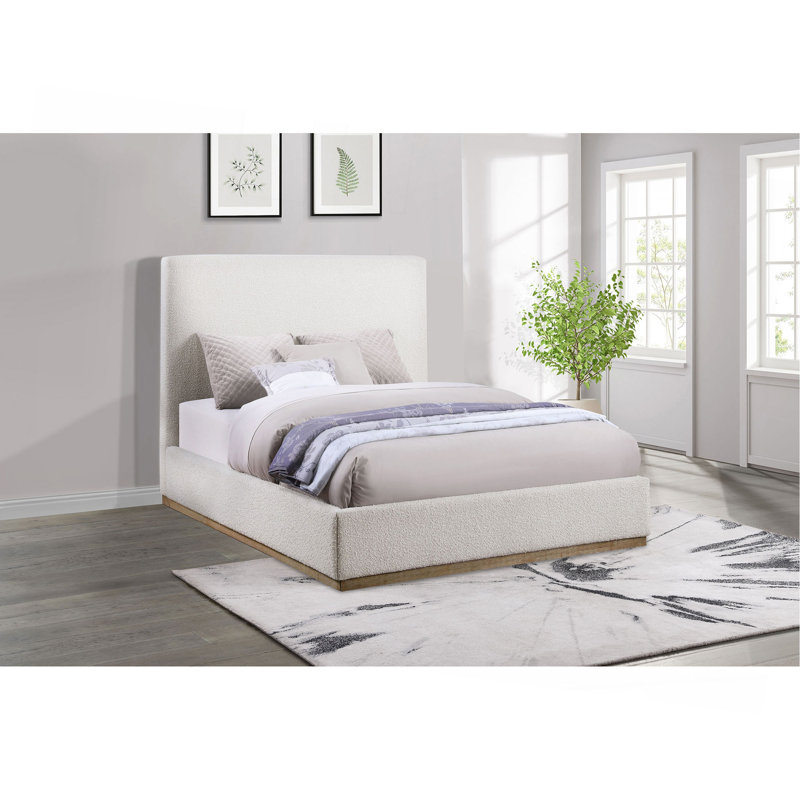 Othello Cream Platform Bed