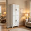 Engineered Wood 4 - Door Rectangle Accent Cabinet