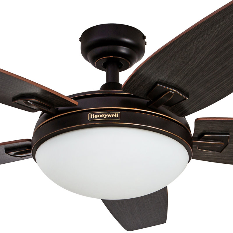 Carmel 48" Bowl Ceiling Fan Light Kit with Remote, Bronze
