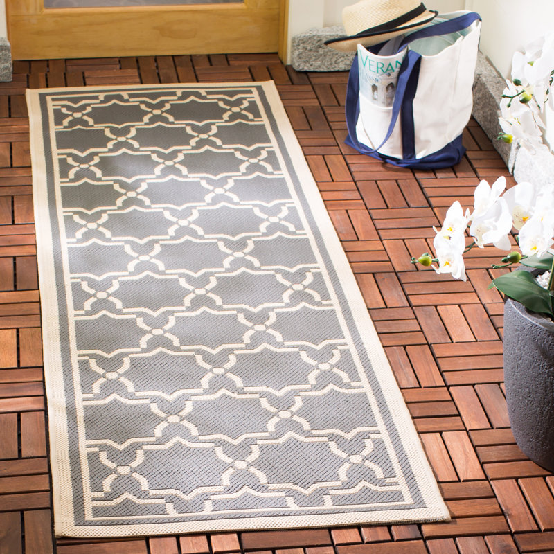Dirks Performance Geometric Rug, Runner 2'3" x 10'