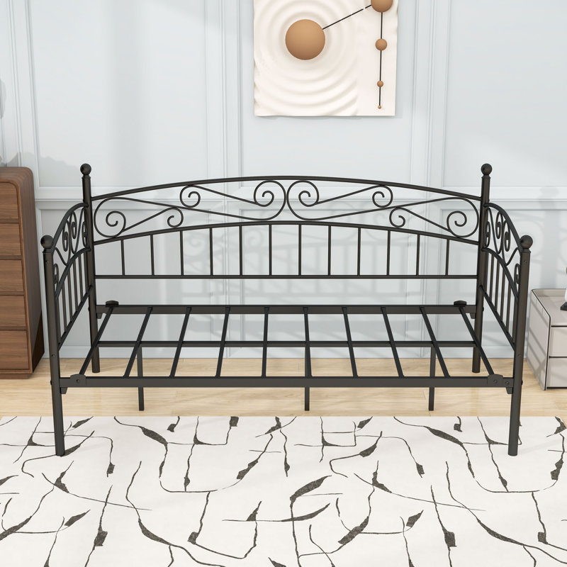 Metal Twin Daybed with Center Legs