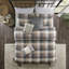 Ensemble de courtepointe avec à motif de chevrons imprimé avec coussins décoratifs de six articles Ridge-23509391-52732069