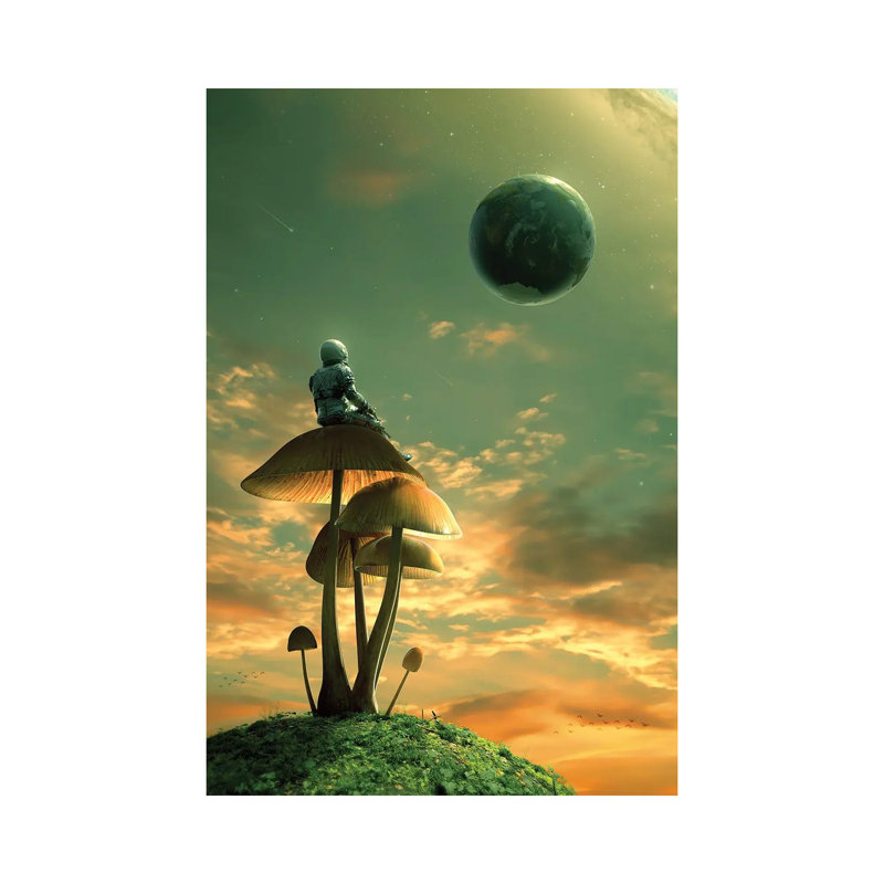 A Trip II by Nicebleed - Gallery-Wrapped Canvas Giclée on Canvas, Wrapped Canvas, 20.32 cm H x 30.48 cm W