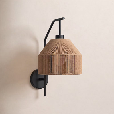 Single Light Dimmable Armed Sconce