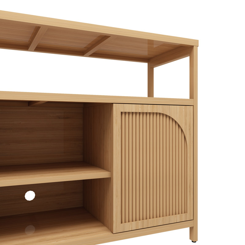 Bamboo sideboard with storage