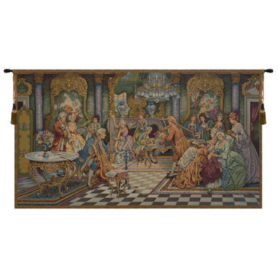 Italian Loom Woven Cotton Blend Wall Hanging