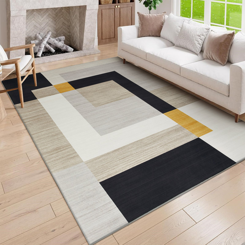 Oriental Machine Tufted Shag Area Rug, Rectangle 160 x 300 cm