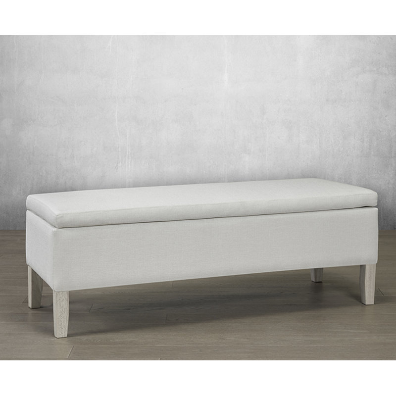 Banc rembourré Khloe, Beige