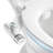  Non-Electric Bidet Attachment for Toilet Seat, Daul Clean Nozzles 3 Modes Adjustable Water Pressure Bidet Toilet Seat Attachment with Pressure Controls Feminine/Posterior Wash