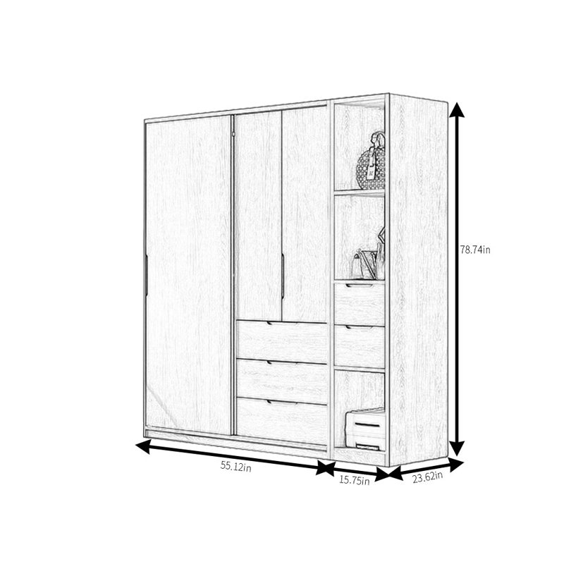Mattos, H 78,74 po x l 70,87 po x P 23,62 po