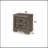 Weathered Gray Grain Finish Nightstand