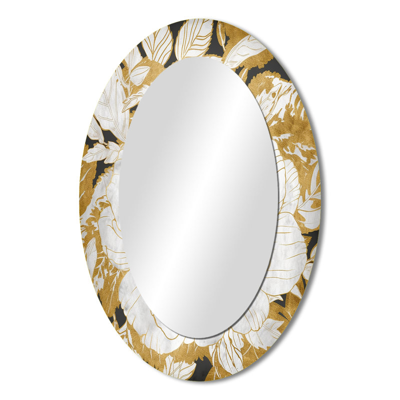 Miroir mural blanc exquis, 36 po x 24 po