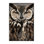 Washable Owl Wildlife Area Rug