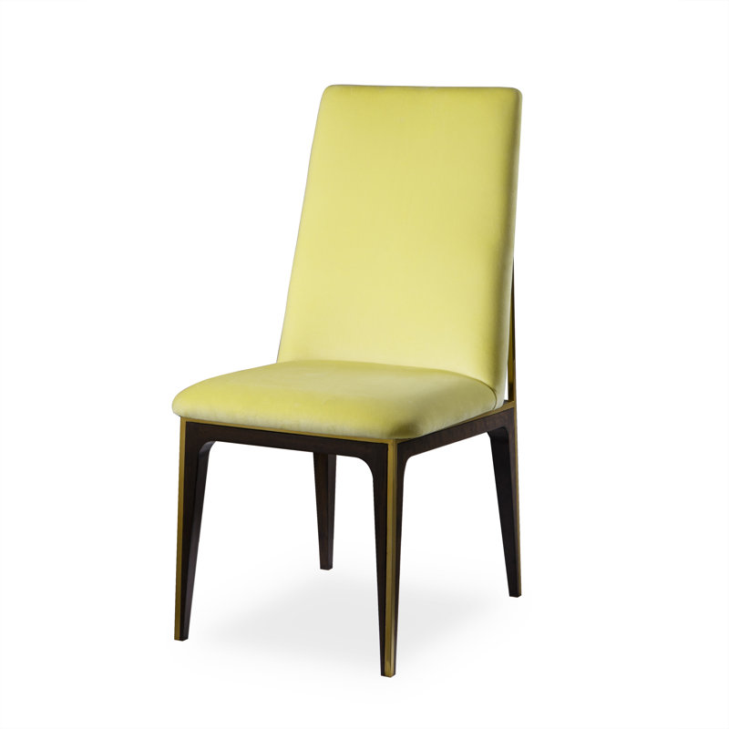 Chaise de salle à manger rembourrée silhouette