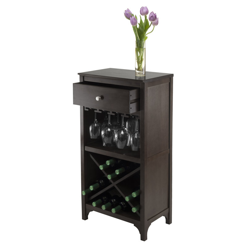 Bar avec rangement pour bouteilles de vin
