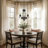 Noble 3-Light Rustic Black Chandelier