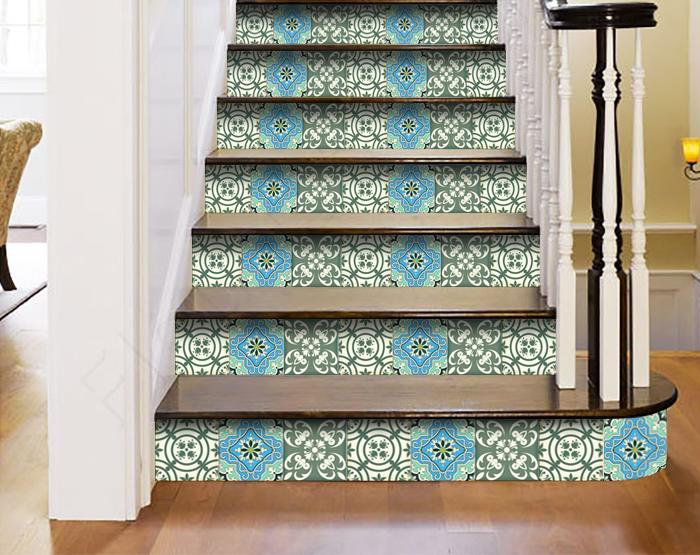 24 carreaux de papier peint auto-adhésif 24 pièces, L 5 po x L 0,42 po